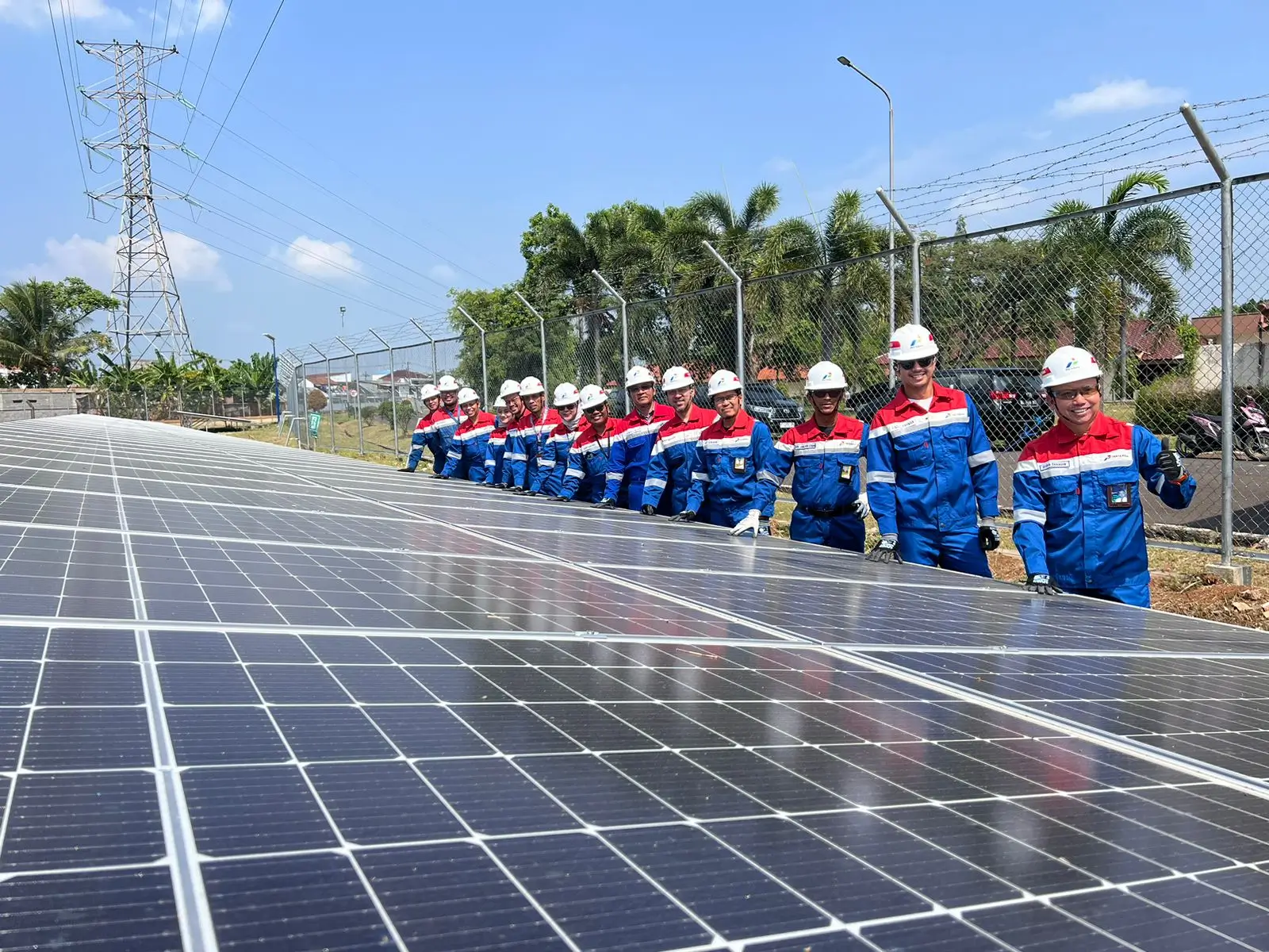 Pertamina resmikan PLTS Kilang Cilacap. (Foto. Dok. Pertamina)
