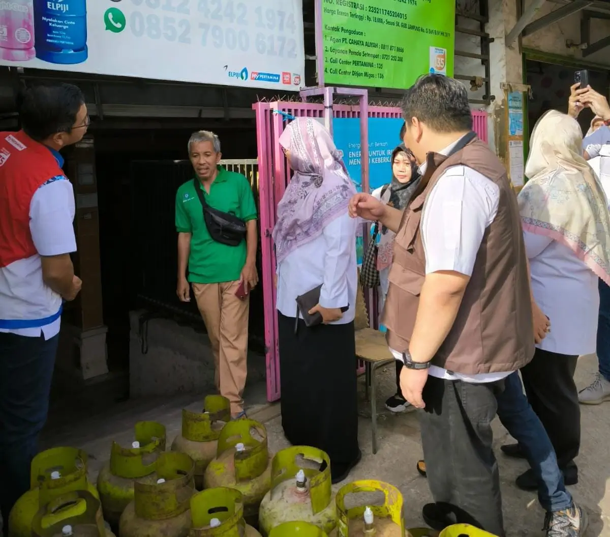 Pastikan Pasokan LPG Lancar  Pemprov Lampung Gandeng Pertamina Patra Niaga Turun Lapangan Cek Pangkalan Resmi