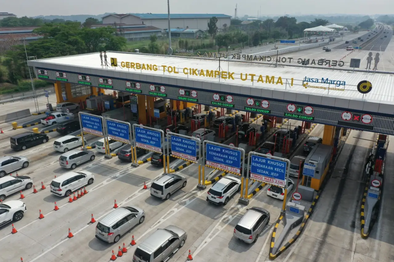 Gerbang tol Cikampek. (Foto: jasamarga.com)