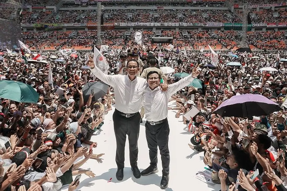 Pasangan capres-cawapres nomor urut 1 Anies Baswedan-Muhaimin Iskandar. (Foto: Instagram/dpp_pkb)