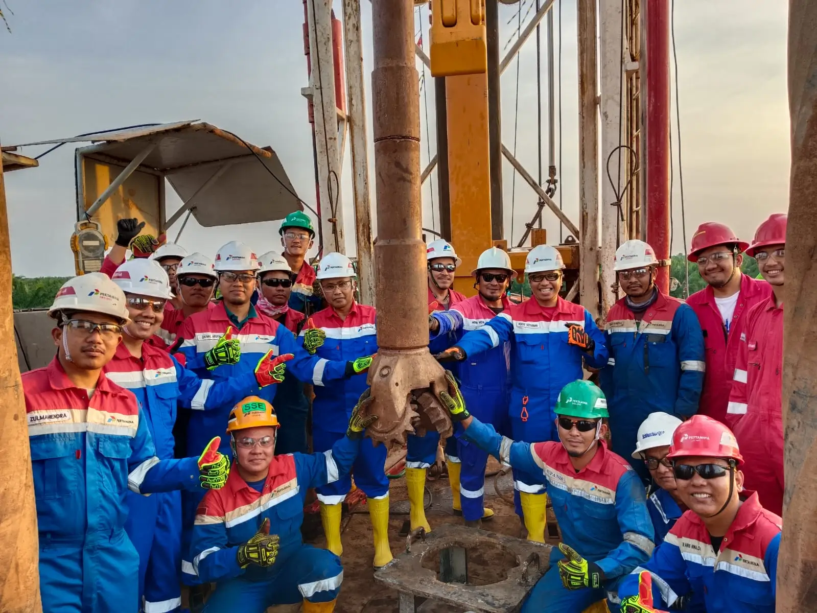 Kontraktor Kontrak Kerja Sama (KKKS) Pertamina Hulu Rokan melakukan tajak sumur eksplorasi Pinang East-1 pada Kamis, 14 Maret 2024 pukul 23.30 WIB. (Foto. Dok. PHR)