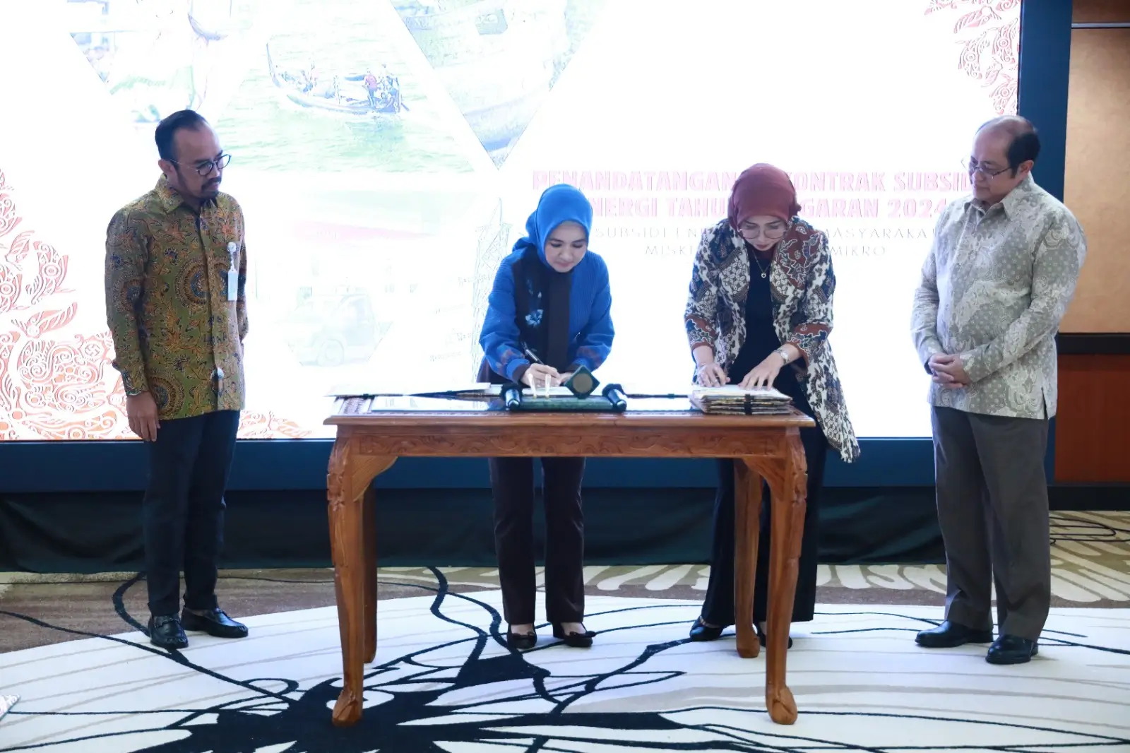 Penandatanganan Kontrak Subsidi Energi 2024 di Jakarta, Kamis (14/3). (Foto: Dok. Pertamina)