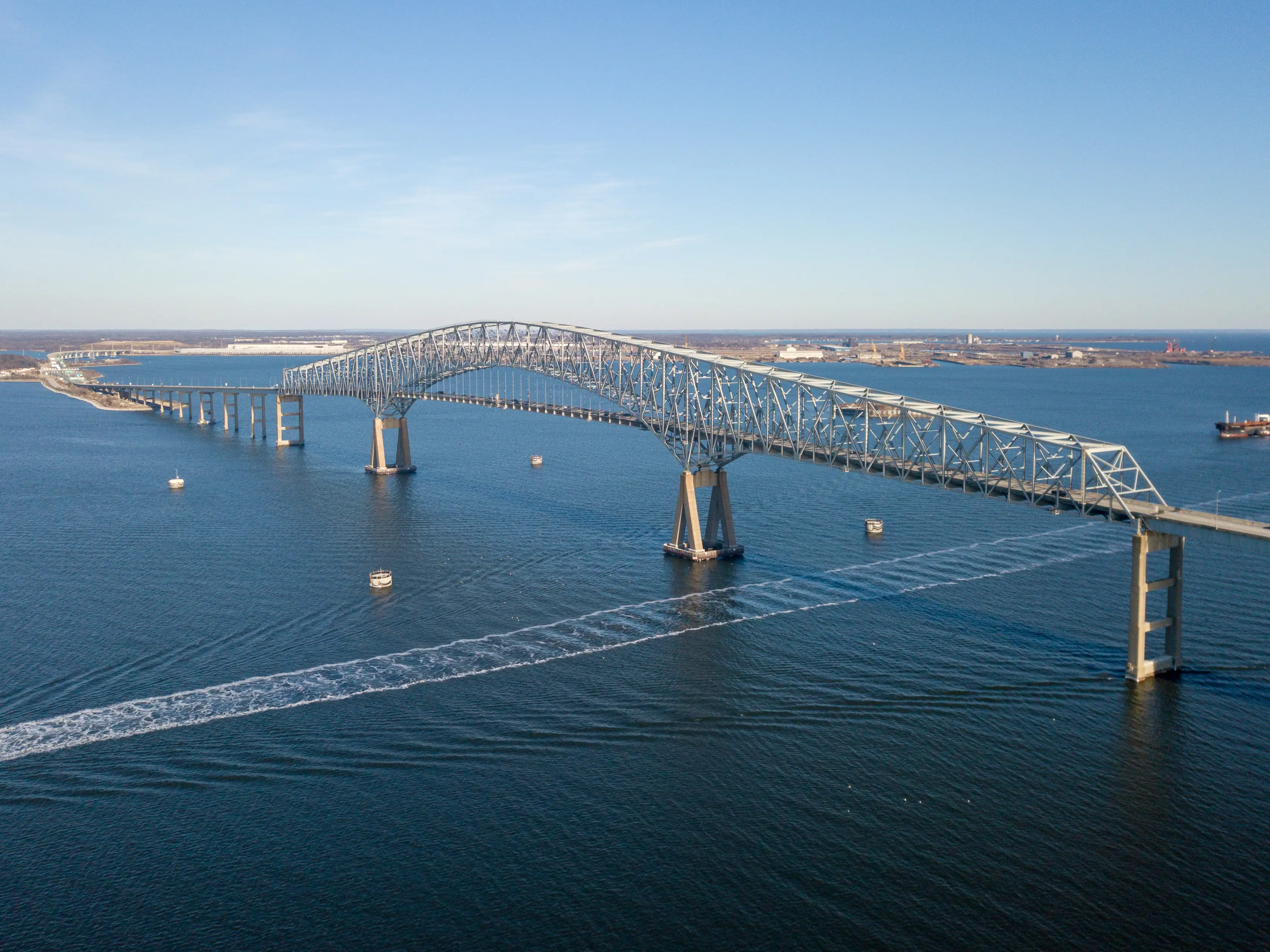 Jembatan Francis Scott Key Baltimore. (Foto: Wikimedia Commons/Dharrah87)