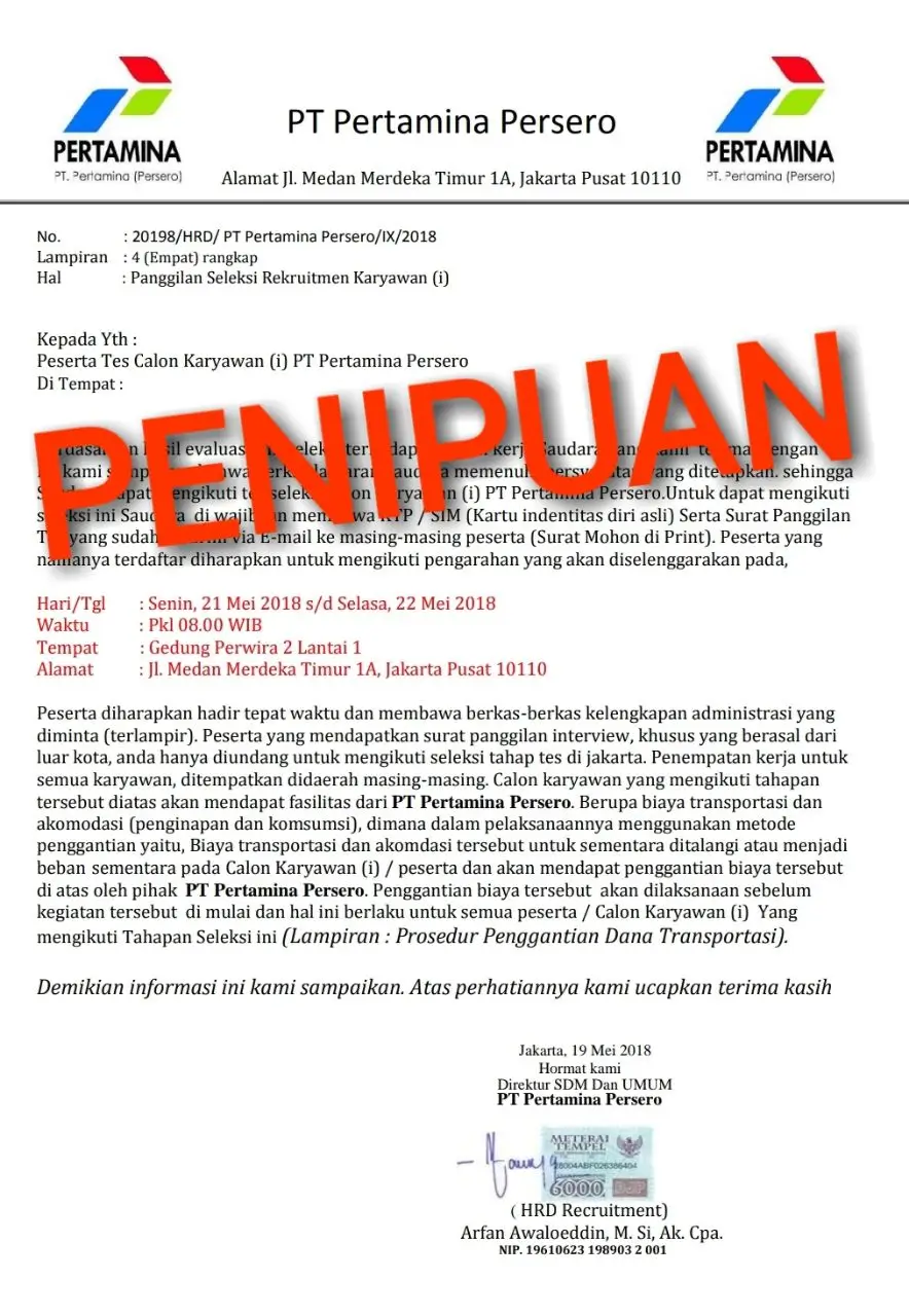Waspada Penipuan  Ini 7 Ciri Ciri Lowongan Bodong yang Wajib Diketahui