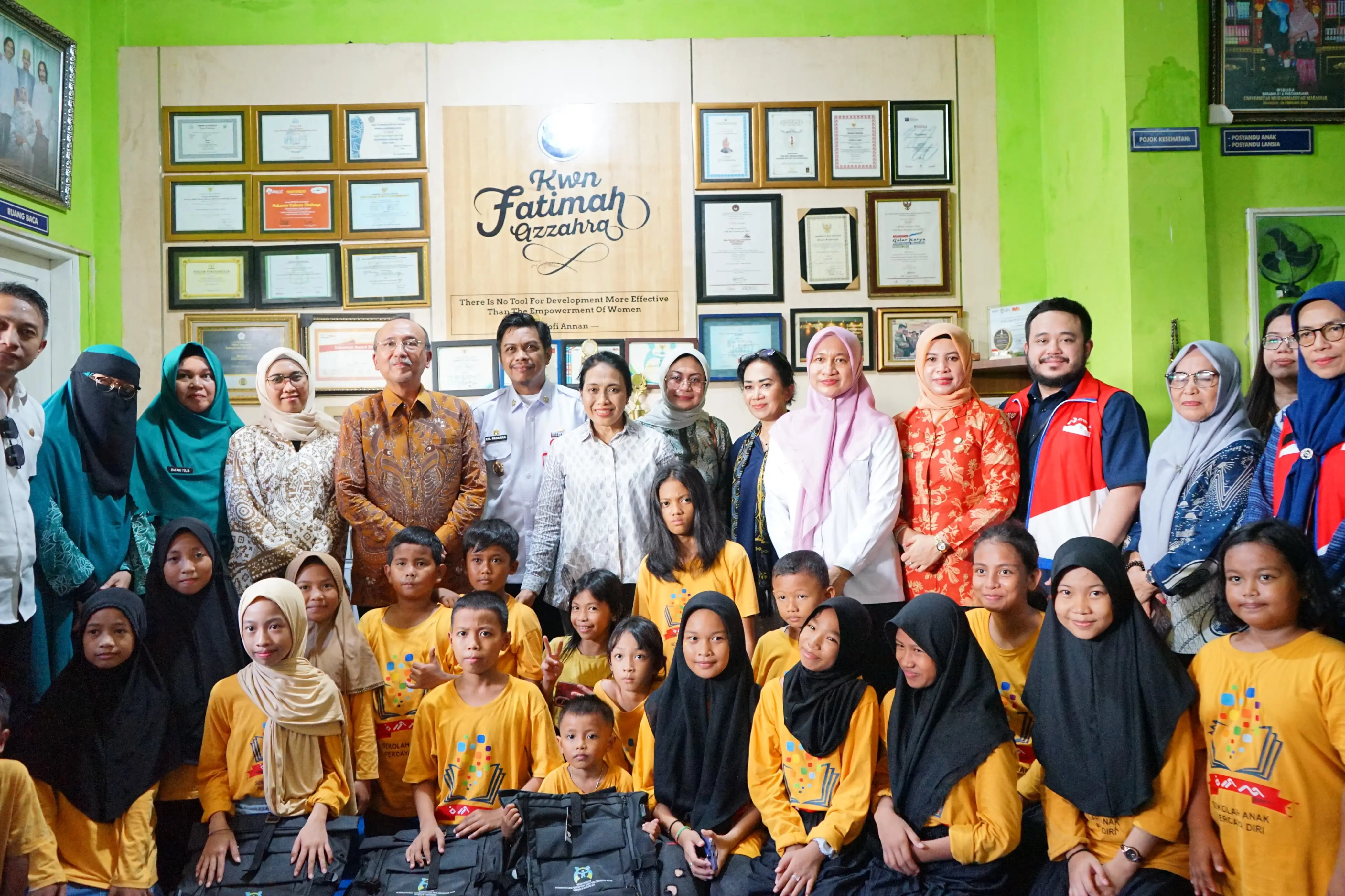 Menteri PPPA RI apresiasi Pertamina, hadirkan program pemberdayaan perempuan dan perlindungan anak berkelanjutan melalui SAPD. (Foto: Dok. Pertamina)