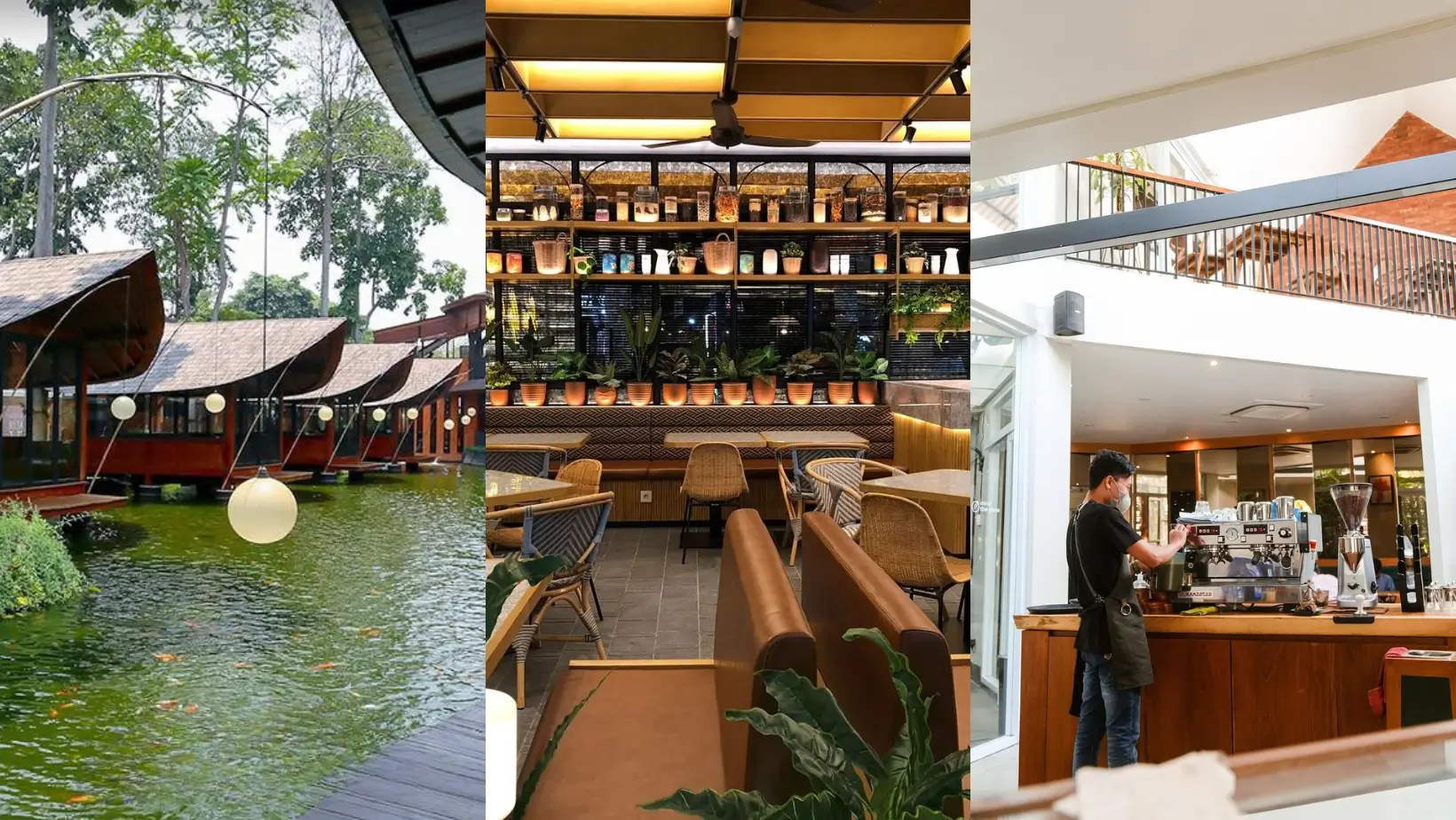 Foto: Talaga Sampireun (instagram.com/talagasampireun), Rempah Bistro (instagram.com/rempahbistro), dan Etera (instagram.com/houseofetera)