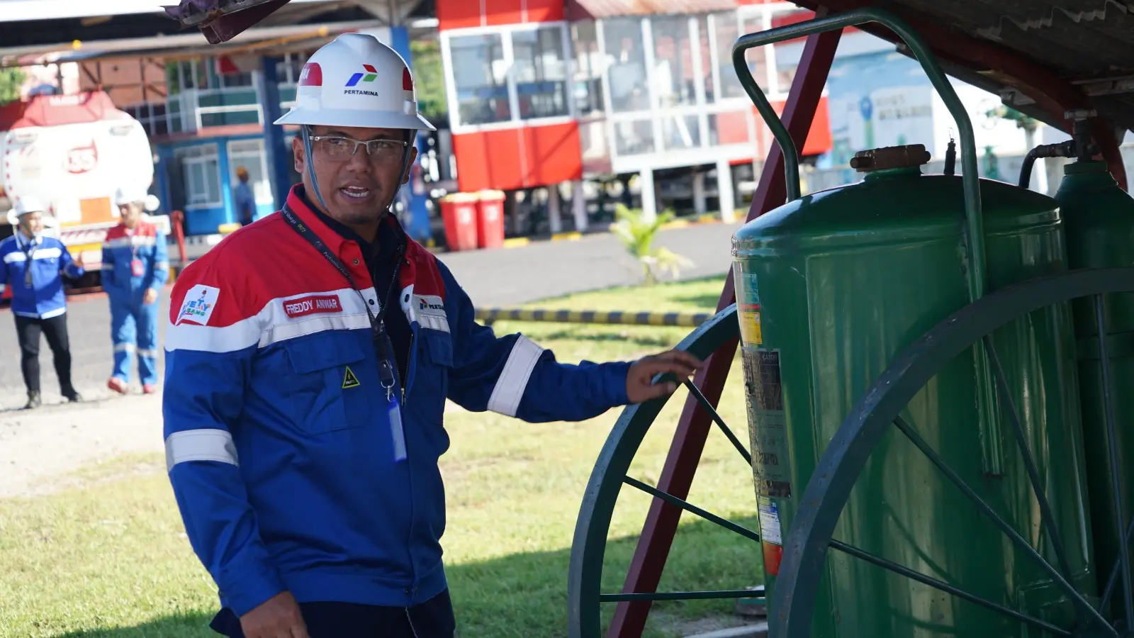 Pertamina Patra Niaga Regional Sumbagut kunjungi Terminal BBM Sibolga. (Foto: Dok. PPN)