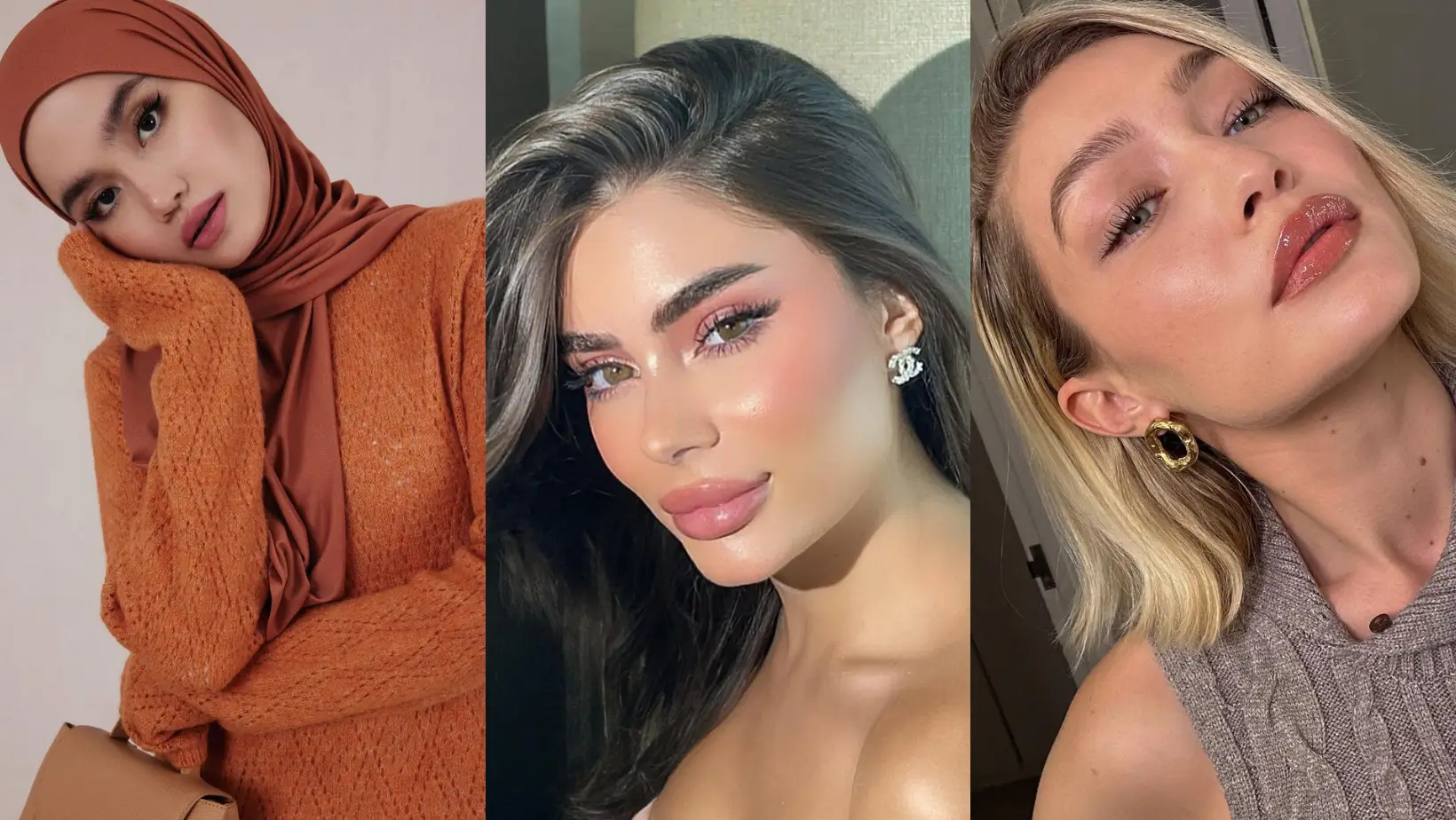 Foto: Instagram/sashfir, ladyalsmakeup, dan gigihadid