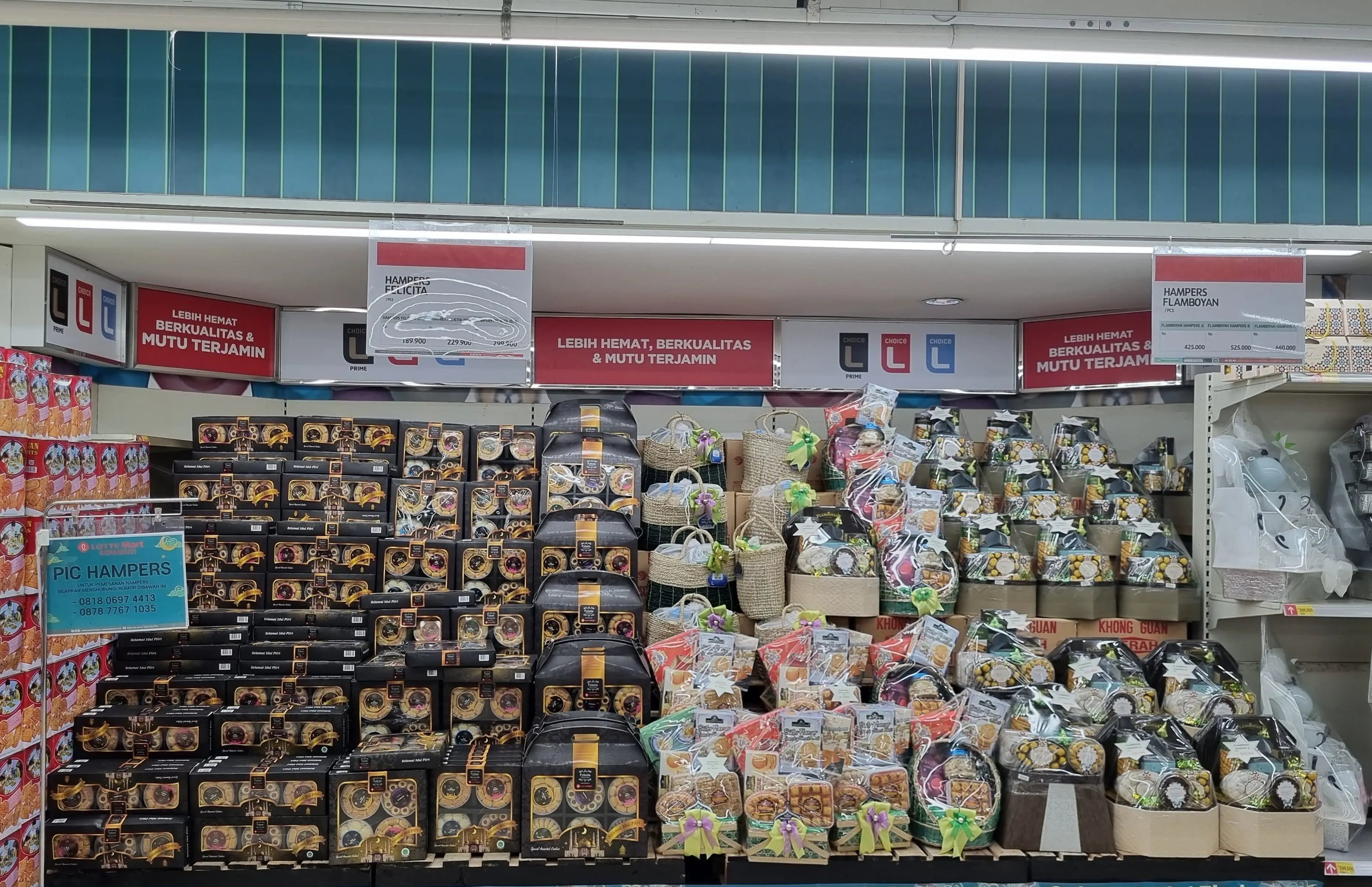 Ilustrasi supermarket untuk belanja (Foto: dok. ThePhrase.id)