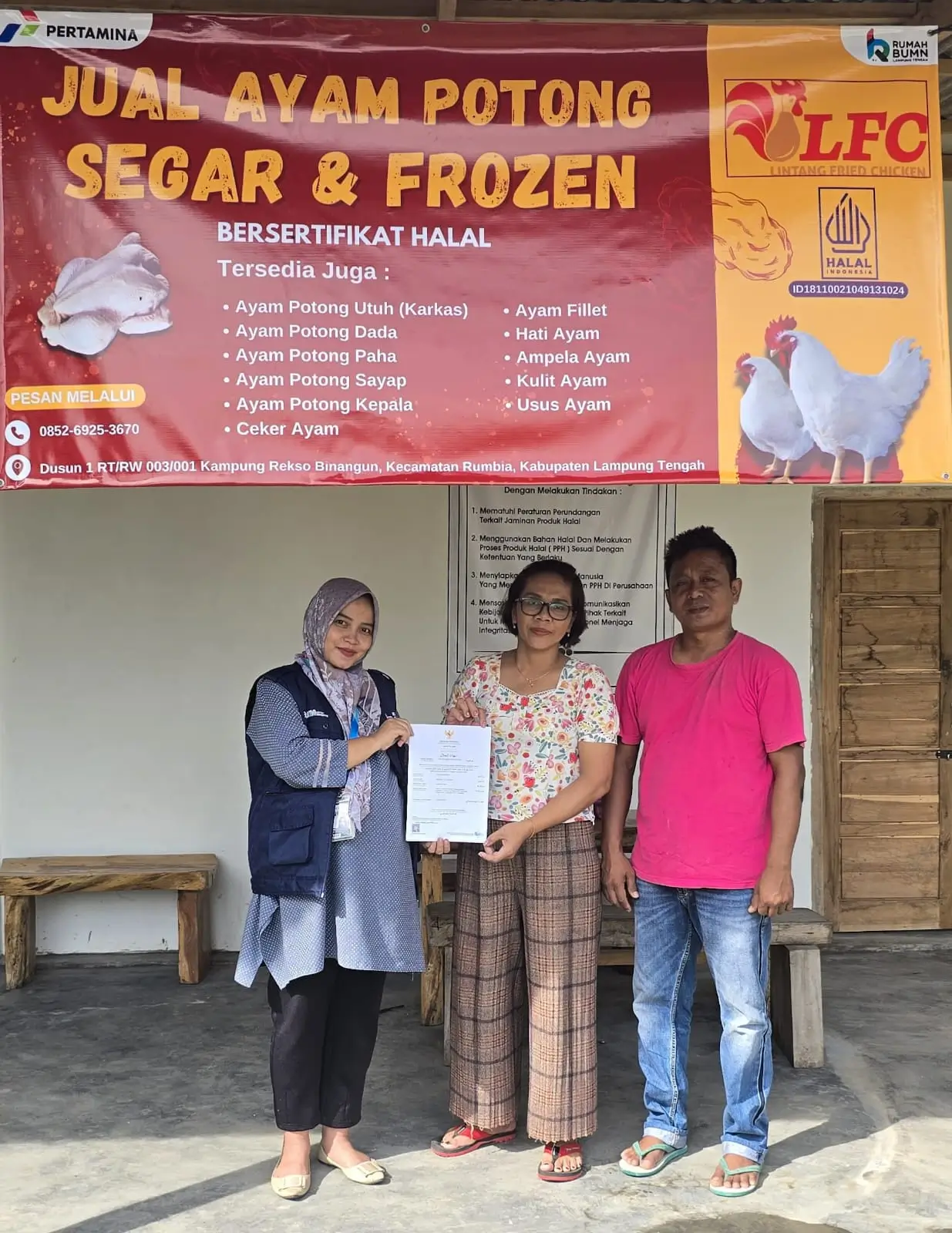 Pertamina Fasilitasi Sertifikasi Halal dan HaKI untuk Genjot Daya Saing UMKM