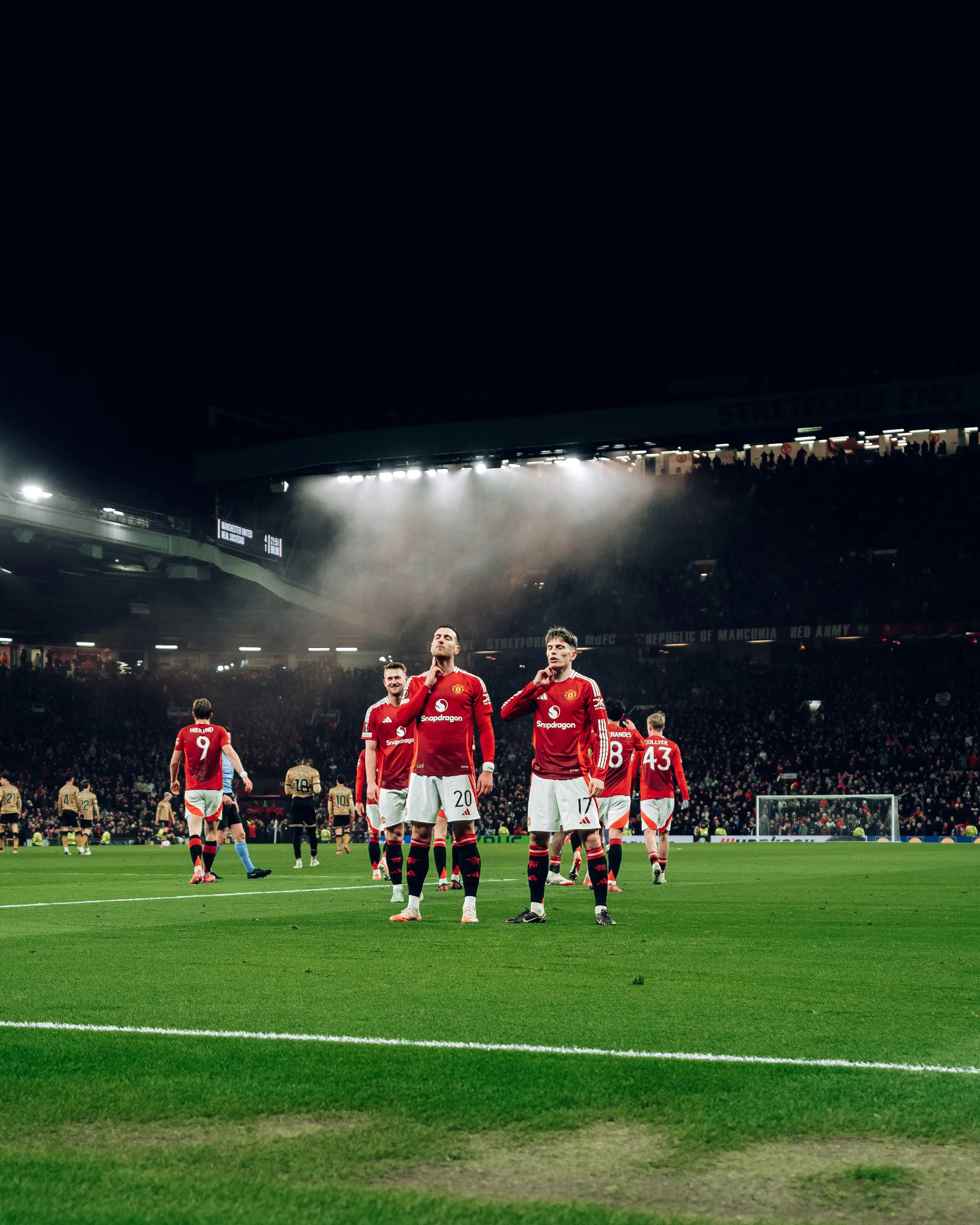 Manchester United membantai Real Sociedad 4-1 di babak 16 besar Europa League 2024-2025. Foto: Istimewa