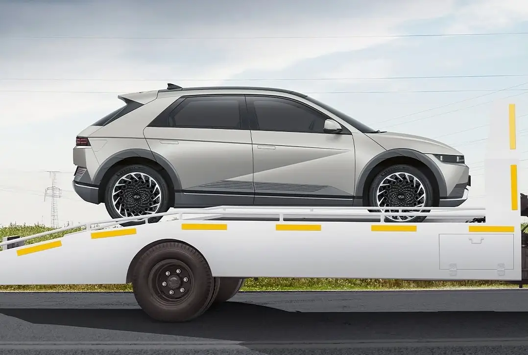 Ilustrasi mobil Hyundai diderek. (Foto: Instagram/hyundaimotorindonesia)