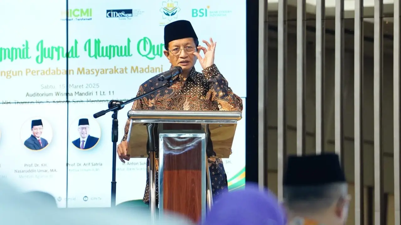 Foto: Menteri Agama Nasaruddin Umar (dok. Kemenag)