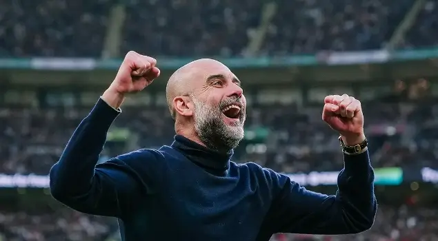 Pep Guardiola membawa Manchester City memenangkan Carabao Cup. (Foto: X Manchester City)