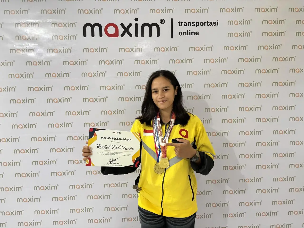 Kisah Rahel Kahi Timba Atlet Tinju yang Jadi Driver Ojol untuk Bantu Keluarga