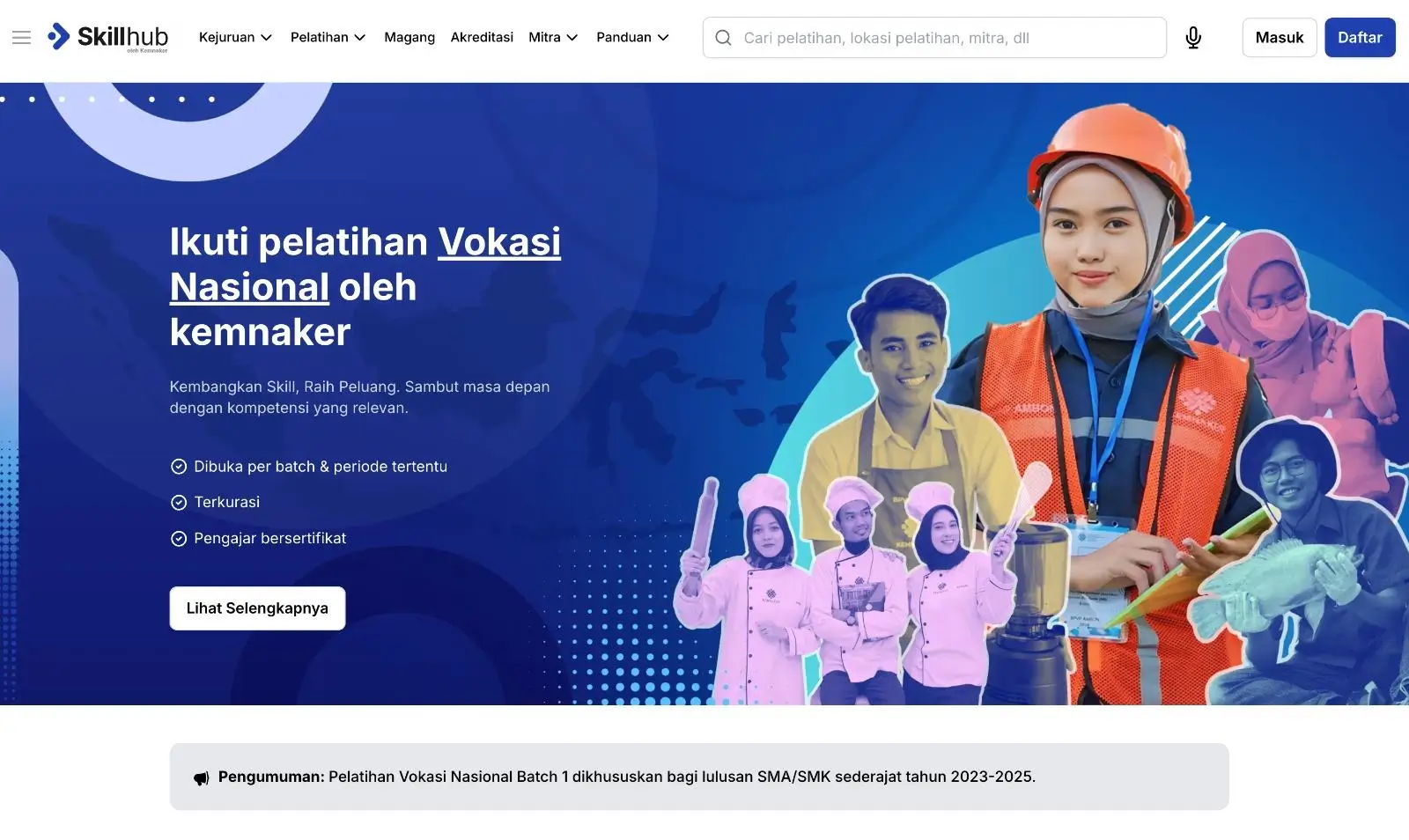 Kemnaker Buka Pelatihan Vokasi Nasional 2026 untuk 70 Ribu Peserta, Ini Syarat dan Jadwalnya!