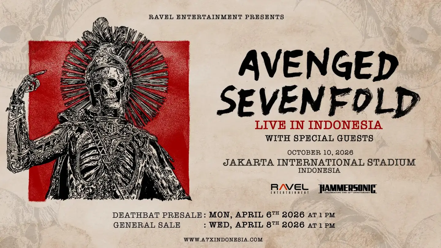 Avenged Sevenfold Live in Indonesia (Foto: a7xindonesia.com)
