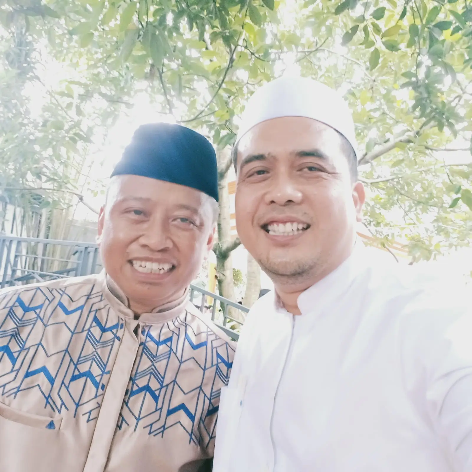 Supian Suri calon terkuat Wali Kota Depok bersama pendiri Pentass Firmansyah M Rohman. (Foto: Dok. Istimewa)