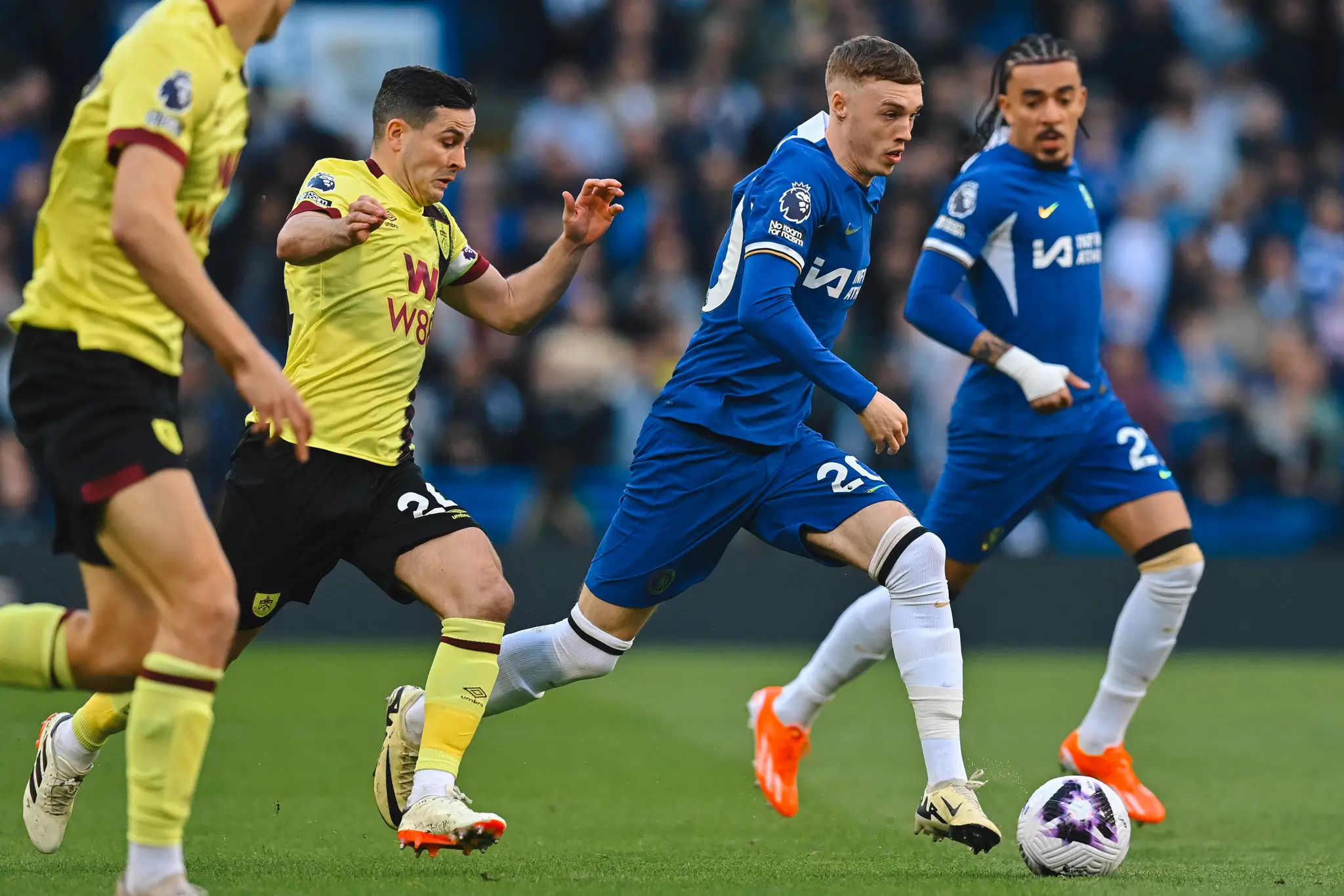 Chelsea diimbangi Burnley 2-2 di Premier League. Foto: X Chelsea