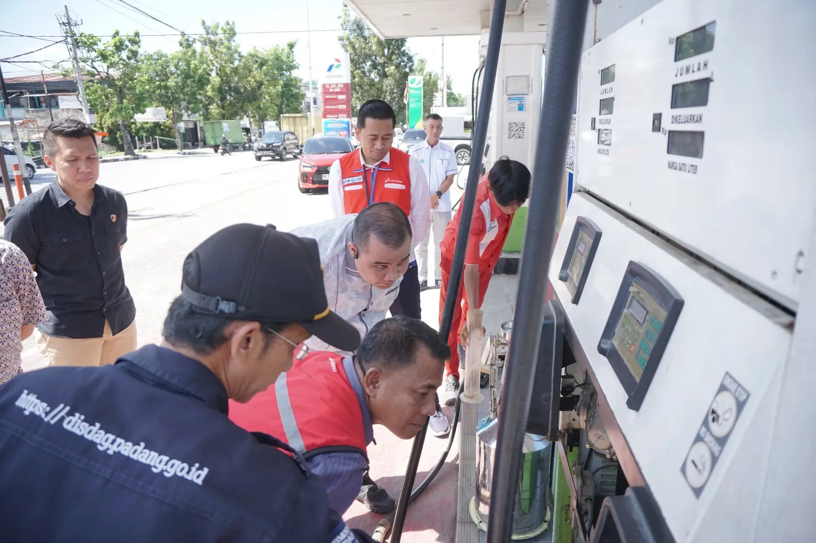 Jelang Lebaran  Pertamina Patra Niaga dan Polda Sumbar Cek Sejumlah SPBU di Padang