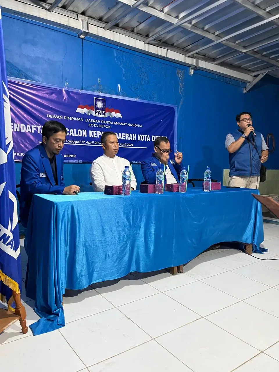 Sekda Kota Depok Supian Suri mendapat dukungan Partai Demokrat untuk maju pada Pilkada Depok. (Foto: Istimewa)