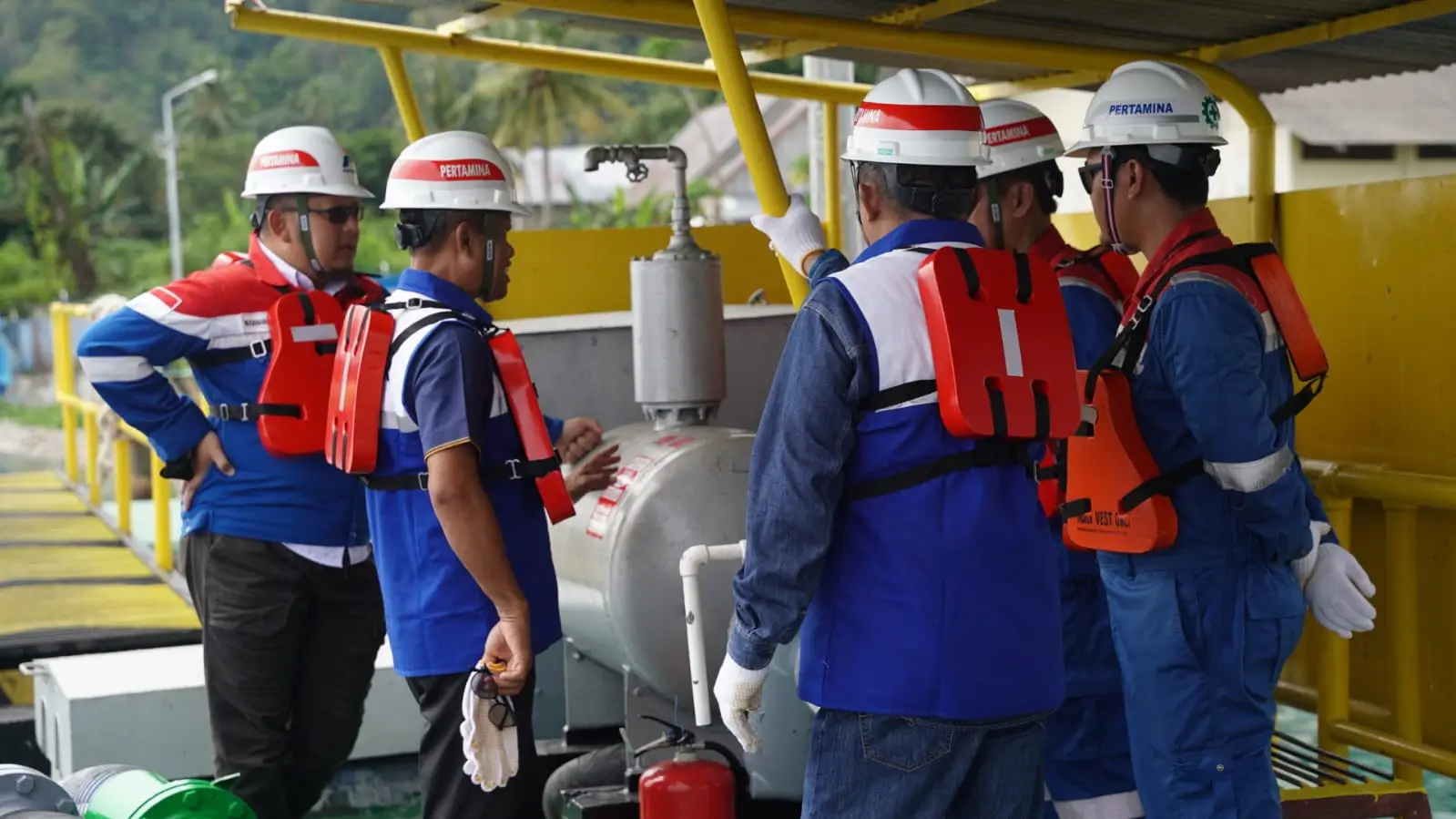 Executive General Manager Pertamina Patra Niaga Regional Papua Maluku Tinjau Langsung Kesiapan SATGAS RAFI 2024 di Nabire  Ternate dan Labuha
