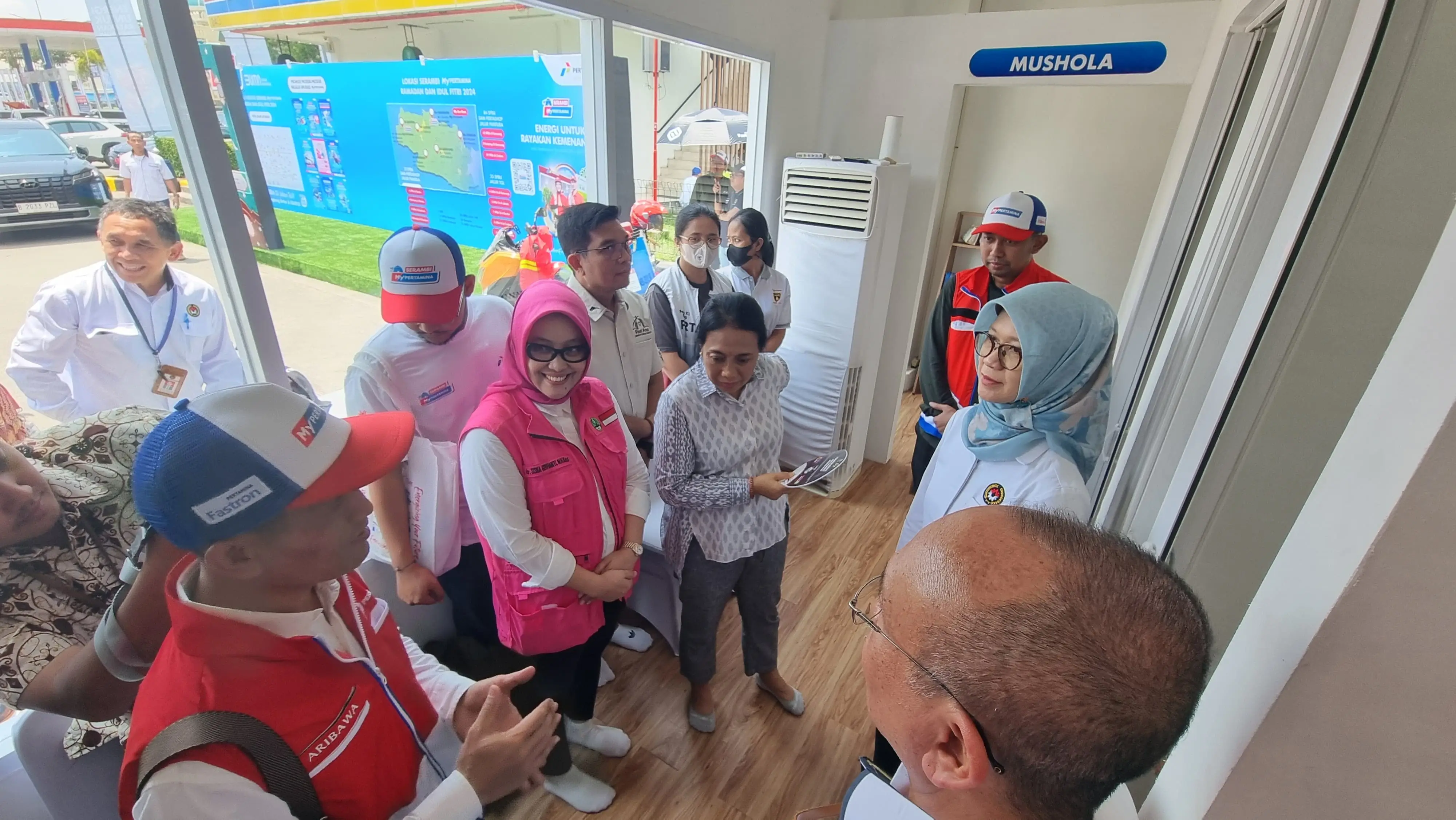 Tinjau Layanan Serambi MyPertamina  Menteri PPA Apresiasi Pertamina
