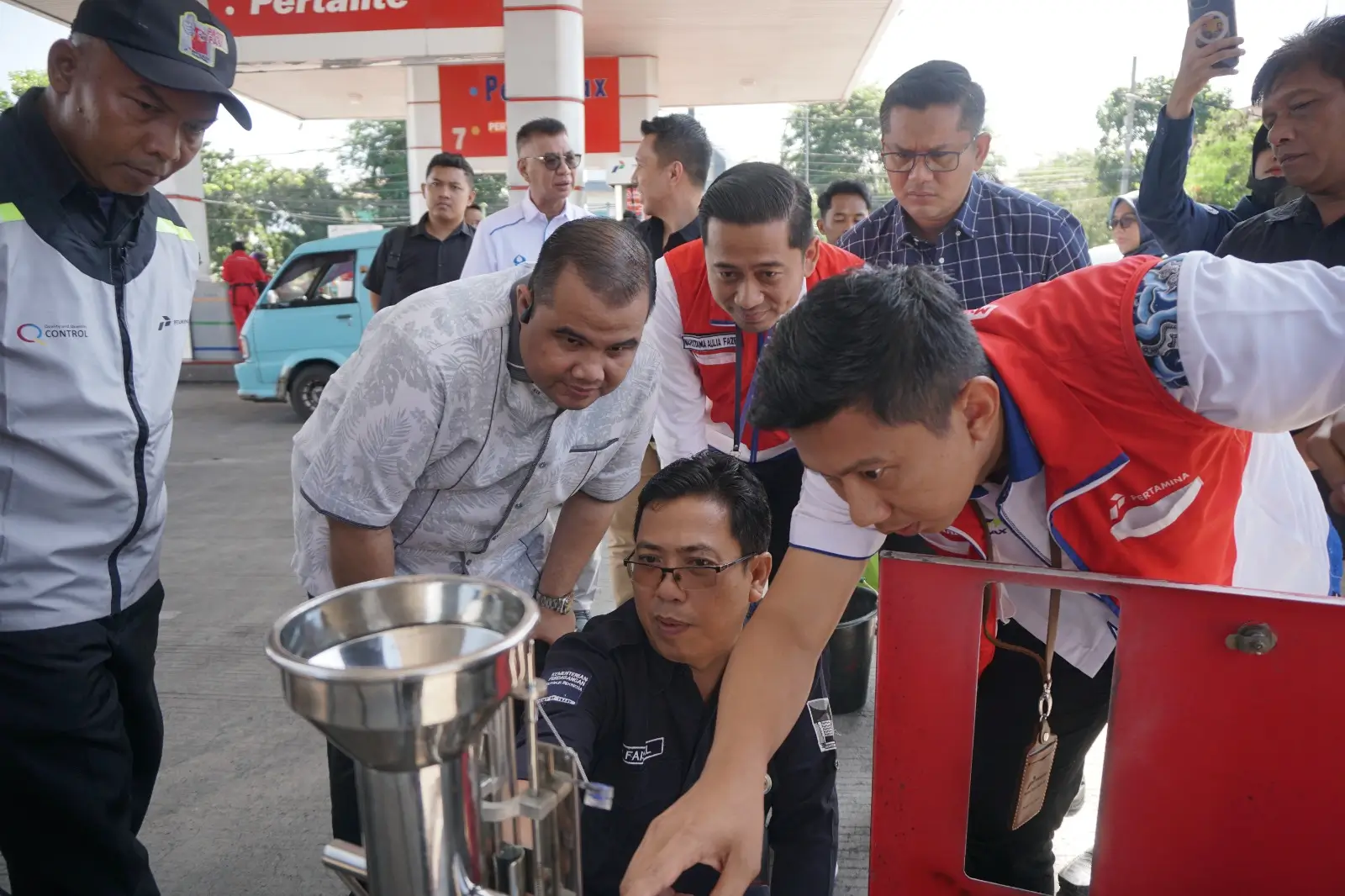 Jelang Lebaran  Pertamina Patra Niaga dan Polda Sumbar Cek Sejumlah SPBU di Padang