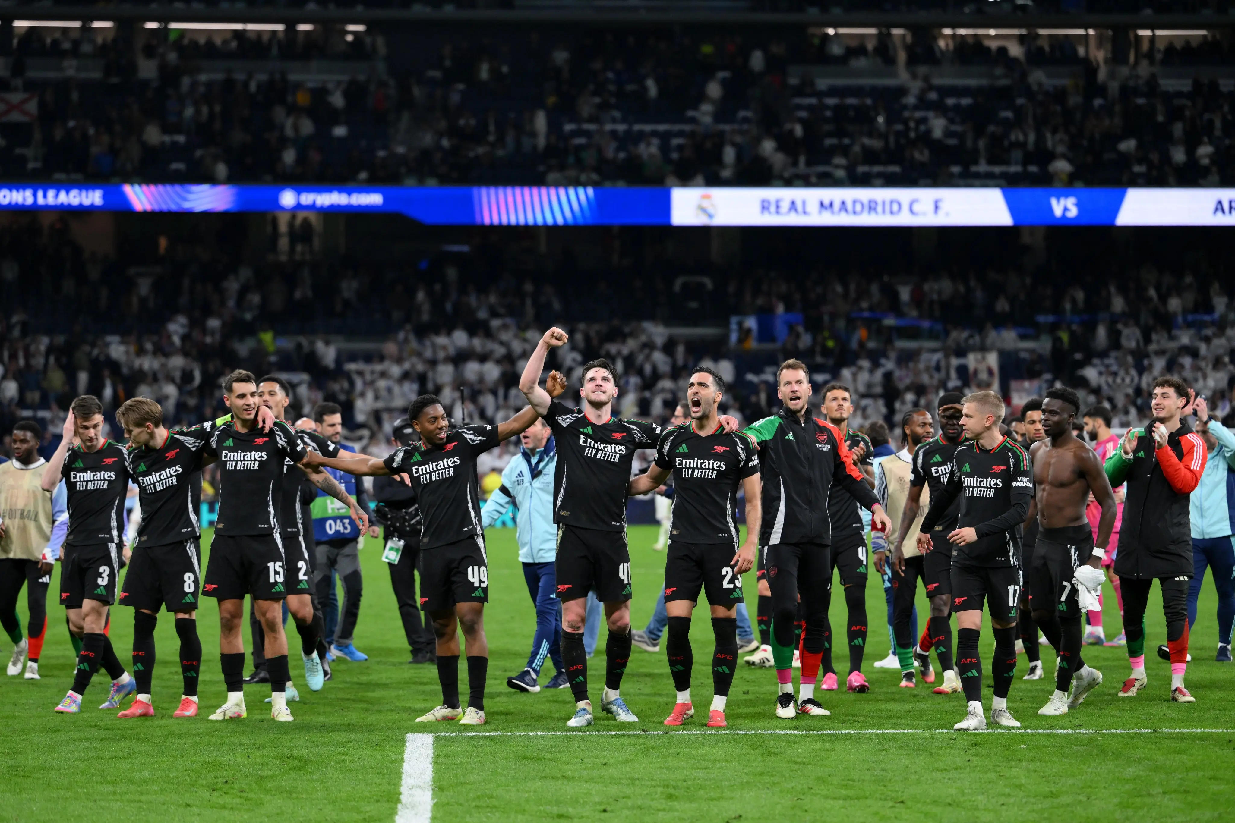Arsenal lolos ke babak semifinal Liga Champions. Foto: X Arseanl