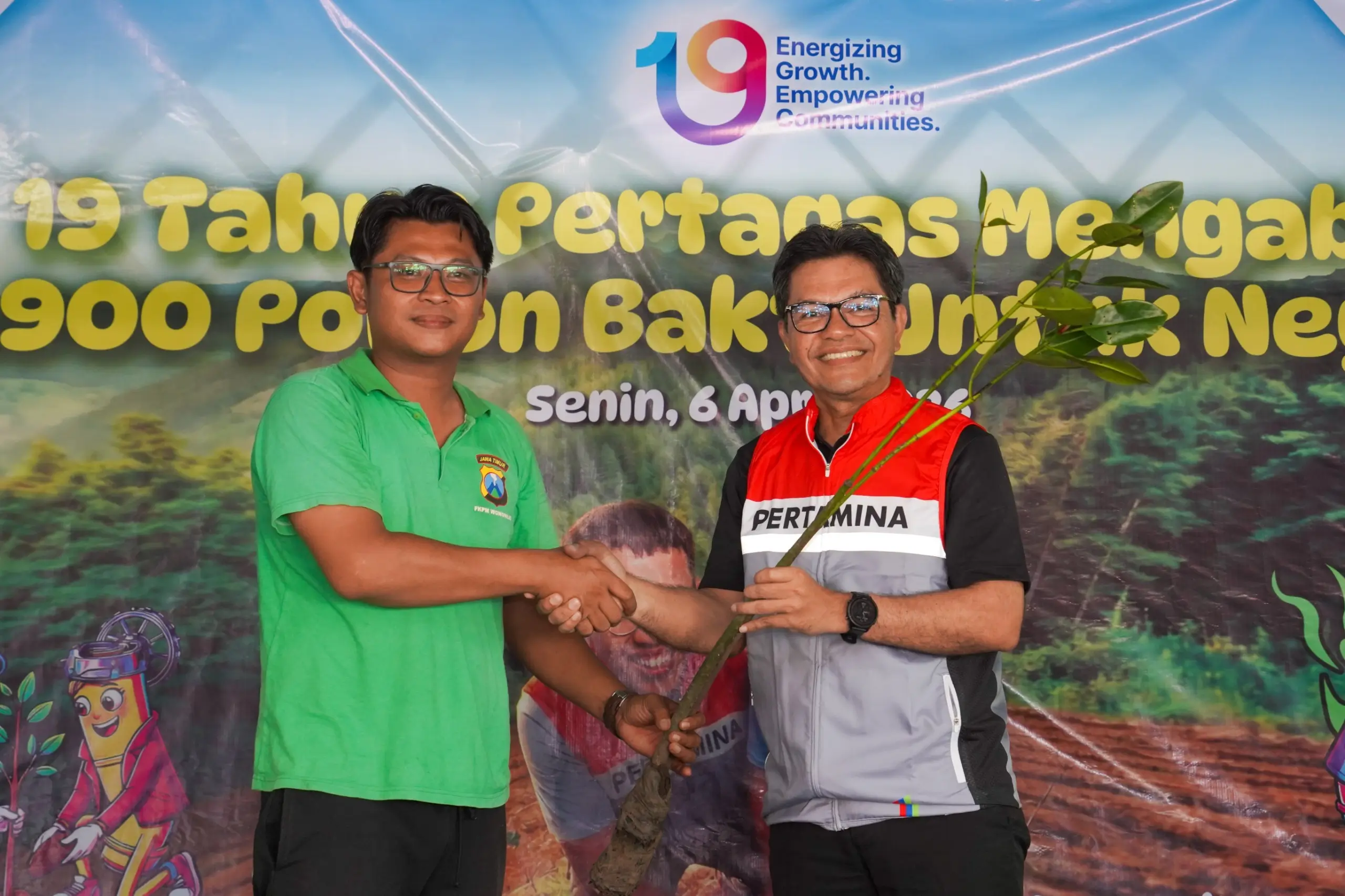 Tanam 4 300 Pohon di Enam Wilayah Pertagas Perkuat Komitmen Lingkungan