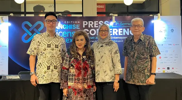 Konferensi pers FLEI Business Show 2026 di GoWork Plaza Indonesia, Rabu (08/04/26). (Foto: Dok. ThePhrase.id/Rangga Bijak Aditya)