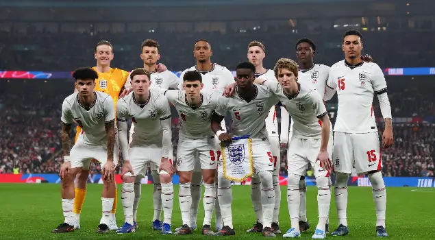 Timnas Inggris bisa gagal juara Piala Dunia 2026 akibat pemain kelelahan. Foto X Timnas Inggris.