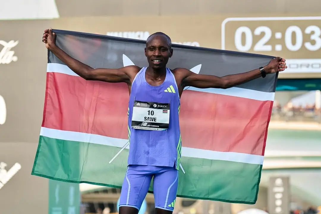 Rekor Dunia Baru  Pelari Asal Kenya Sabastian Sawe Rampungkan Maraton di Bawah 2 Jam