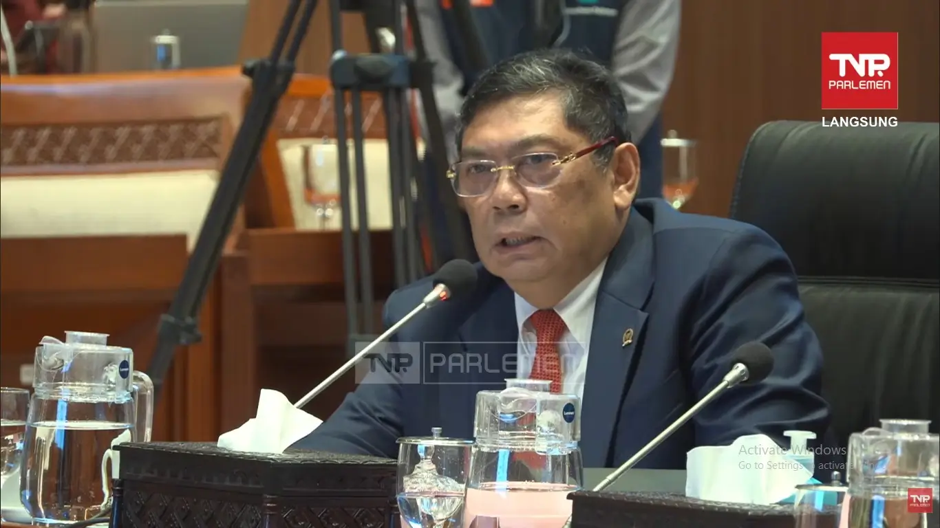 Ketua Komisi I DPR RI, Utut Adianto (Foto: Tangkapan layar YouTube/TVR Parlemen)