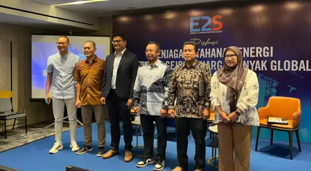 Diskusi E2S bertajuk Menjaga Ketahanan Energi di Tengah Gejolak Harga Minyak Global yang digelar di Hotel Arya Duta, Jakarta pada Kamis (09/04/26). (Foto: Dok. ThePhrase.id/Rangga Bijak Aditya)