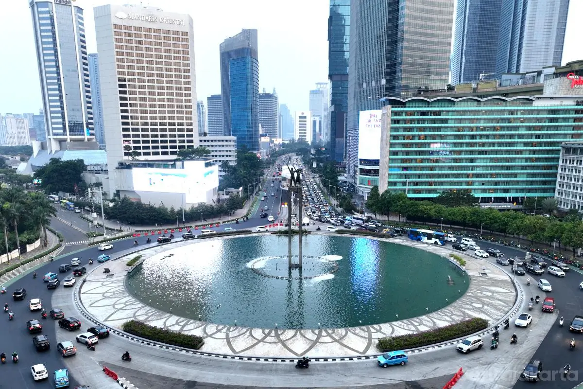 Suasana DKI Jakarta di Bundaran HI. (Foto: dok. beritajakarta.id)