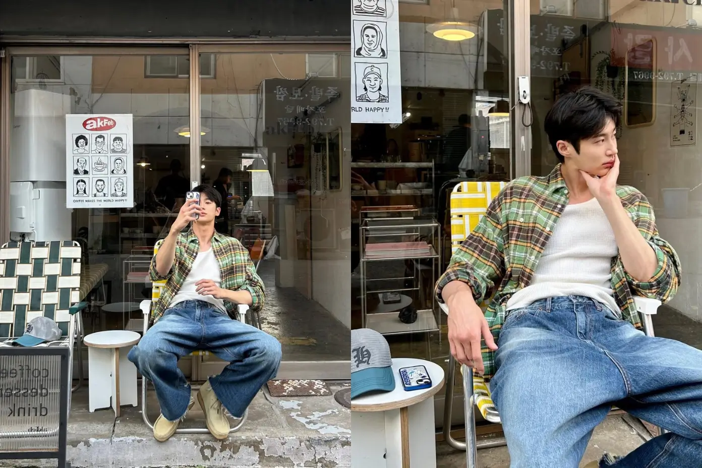 Simpel dan Fashionable  Ini 6 Gaya Boyfriend Look ala Byeon Woo Seok  Bintang  Perfect Crown  yang Viral