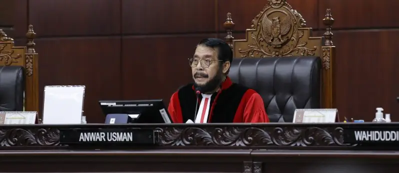Mantan Hakim Mahkamah Konstitusi (MK) Anwar Usman. Foto: Dok. MK RI