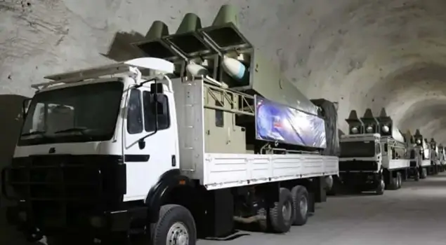 Rudal milik pasukan Pasukan Garda Revolusi Iran (IRGC). (Foto: ANTARA FOTO/HO-WANA & West Asia News Agency/IRGC/aa)