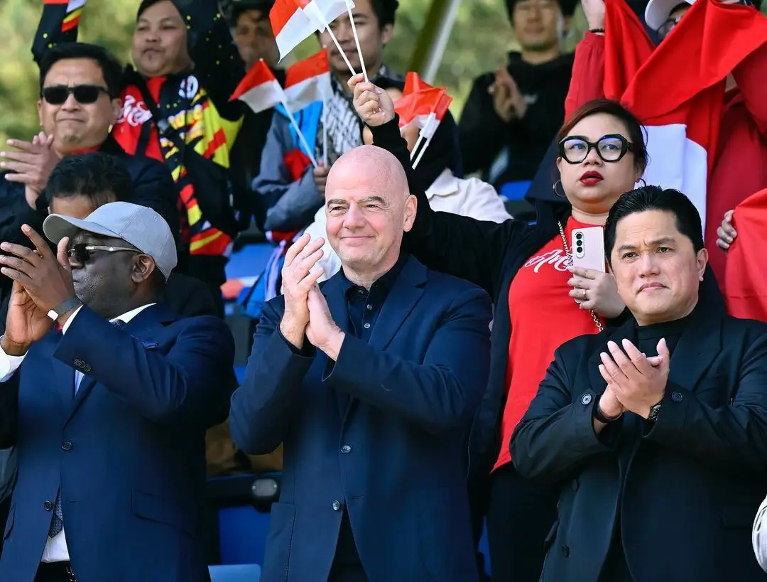 Presiden FIFA, Gianni Infantino tetap bangga dengan perjuangan Timnas Indonesia U-23. Foto Instagram Gianni Infantino.