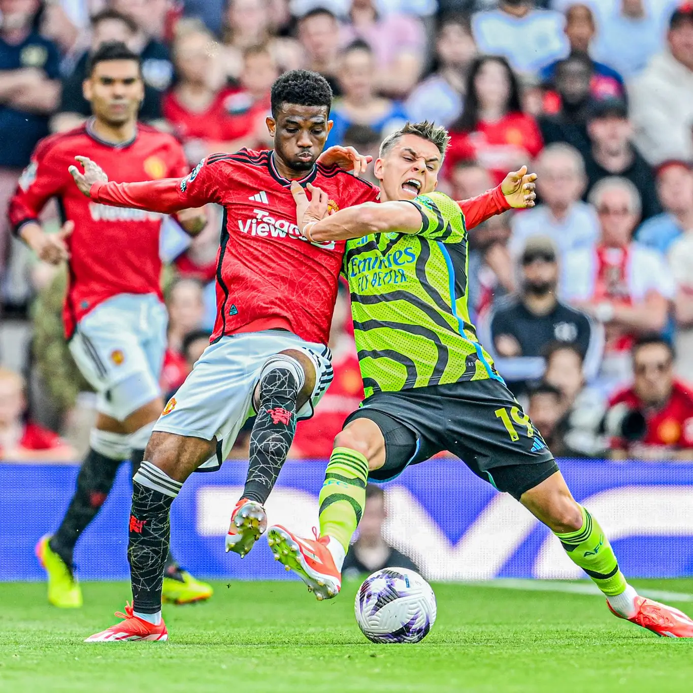 Manchester United dipermalukan Arsenal di Old Trafford Foto: X Manchester