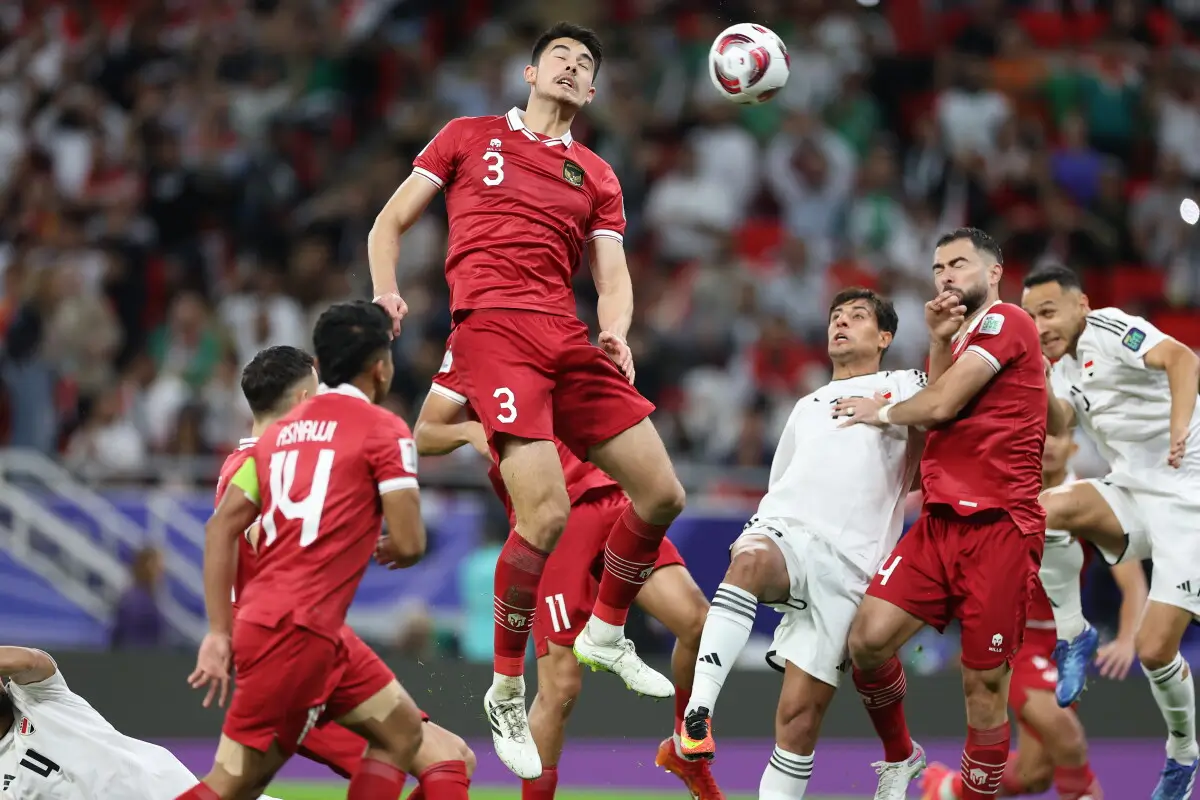 Elkan Baggott (nomor kostum 3) tidak masuk dalam pemanggilan Timnas Indonesia untuk melawan Irak dan Filipina (Foto: AFC)