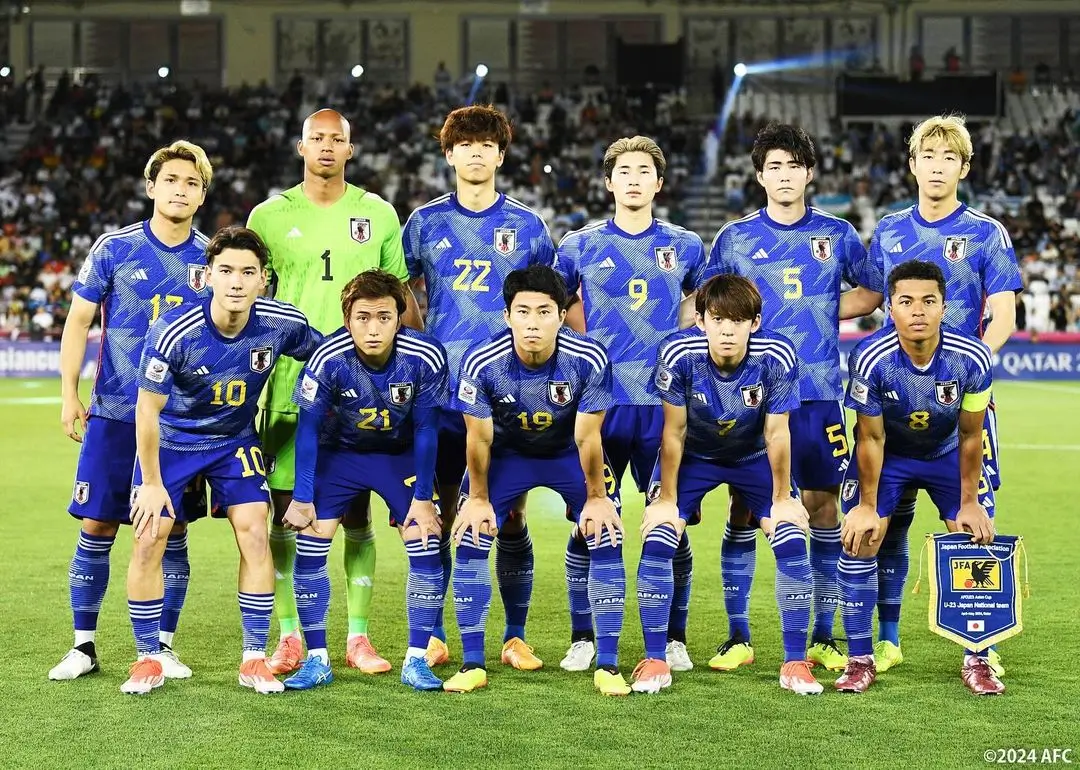 Timnas U-23 Jepang. (Foto: Instagram/japanfootballassociation)