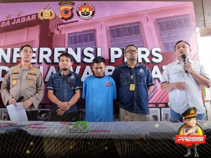 Polda Jabar gelar konferensi pers terkait kasus pembunuhan Vina Cirebon. (Foto: Instagram/humaspoldajabar)