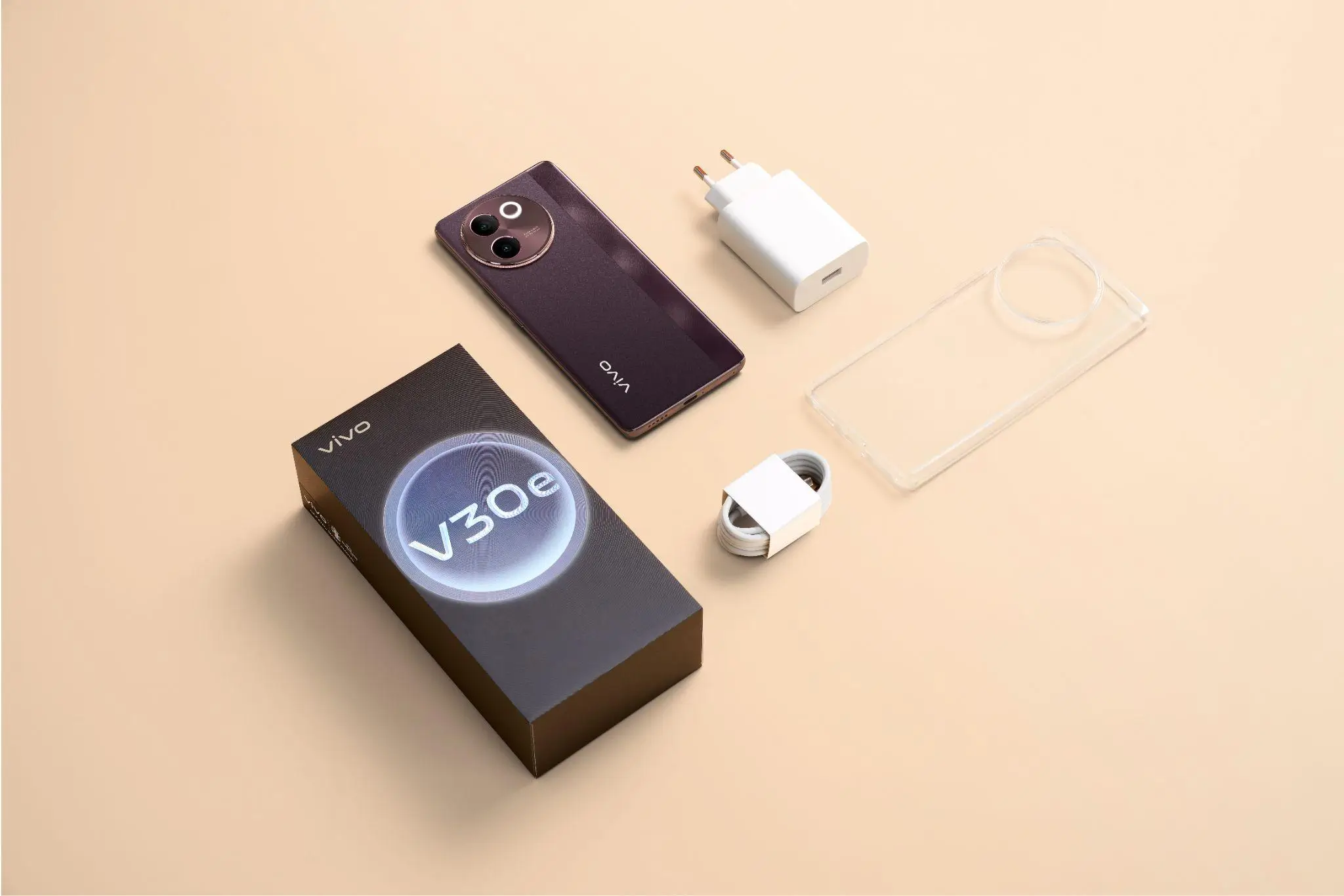Vivo V30e  Smartphone dengan Layar Melengkung dan Desain Tipis