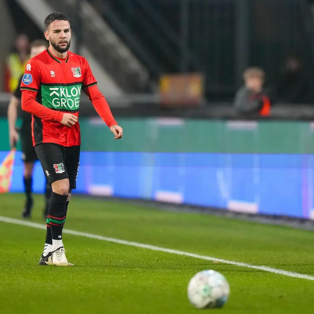 Bek NEC Nijmegen, Calvin Verdonk dalam proses naturalisasi untuk bisa segera tampil membela Timnas Indonesia. Foto: Istimewa