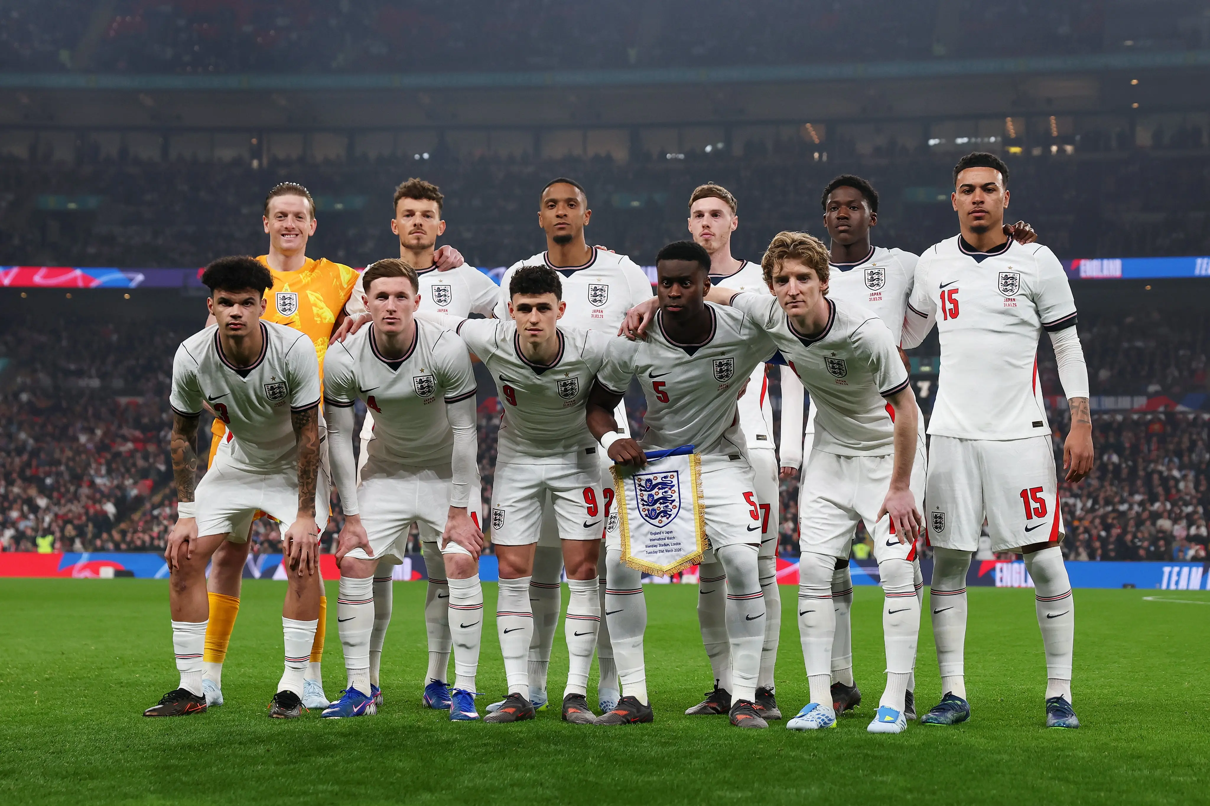 Skuad Timnas Inggris untuk Piala Dunia 2026 segera diumumkan. Foto Timnas Inggris.