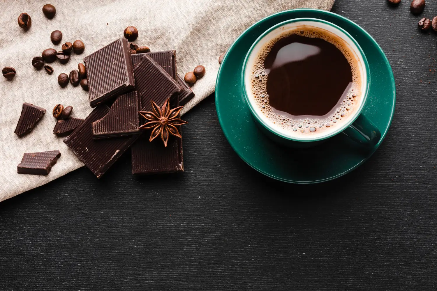 Ilustrasi kopi dan cokelat (Foto: magnific.com/freepik)