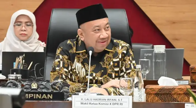 Wakil Ketua Komisi X DPR RI, Lalu Hadrian Irfani. (Foto: Instagram/laluhadrianirfani.official)