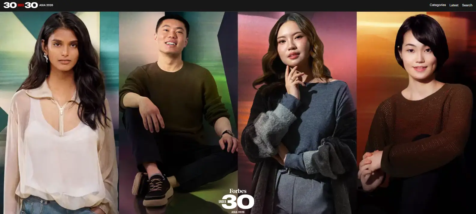 Forbes Rilis Daftar 30 Under 30 Asia 2026, Ada no na dan Erika Richardo